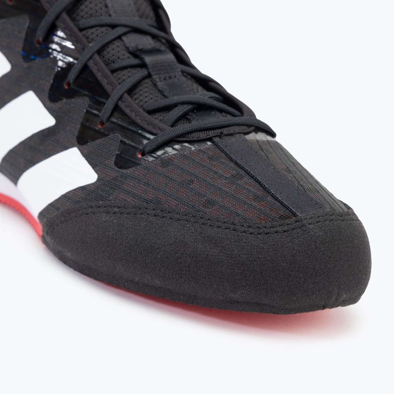 adidas Box Hog 4 Kern schwarz / Wolke weiß / reine Rubin Boxen Schuhe 7