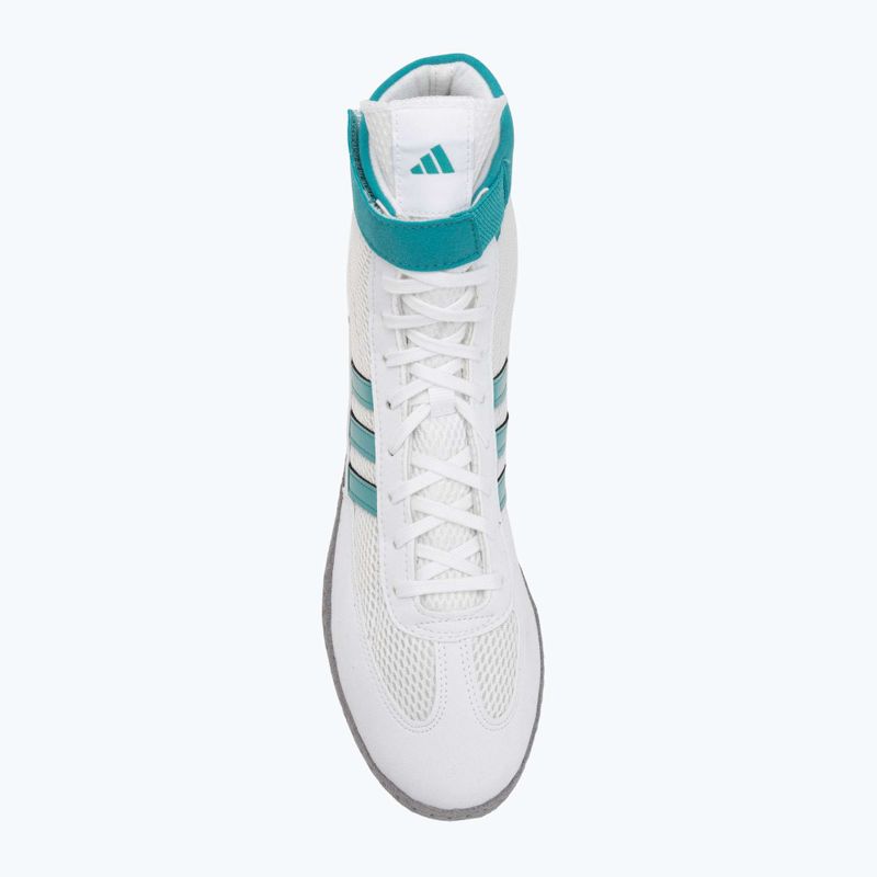 Boxschuhe adidas Combat Speed.4 footwear white/purple team/grey three 5