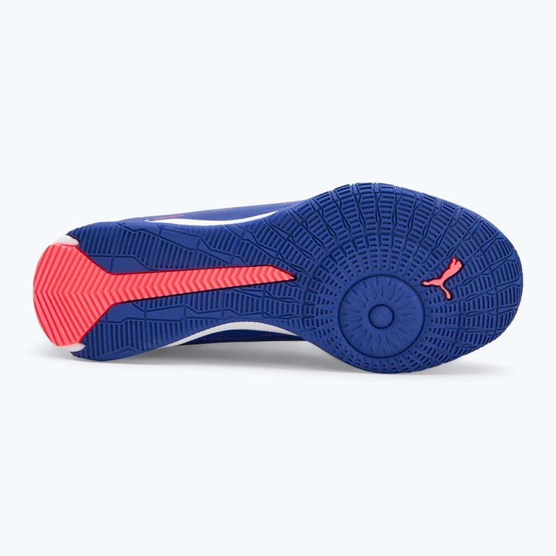 Fußballschuhe Kinder PUMA Ultra 5 Match It + Mid Jr lapis lazuli/puma white/sunset glow 4