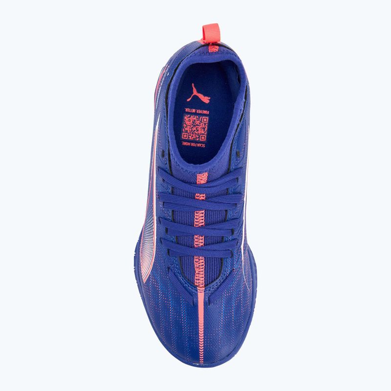 Fußballschuhe Kinder PUMA Ultra 5 Match It + Mid Jr lapis lazuli/puma white/sunset glow 5