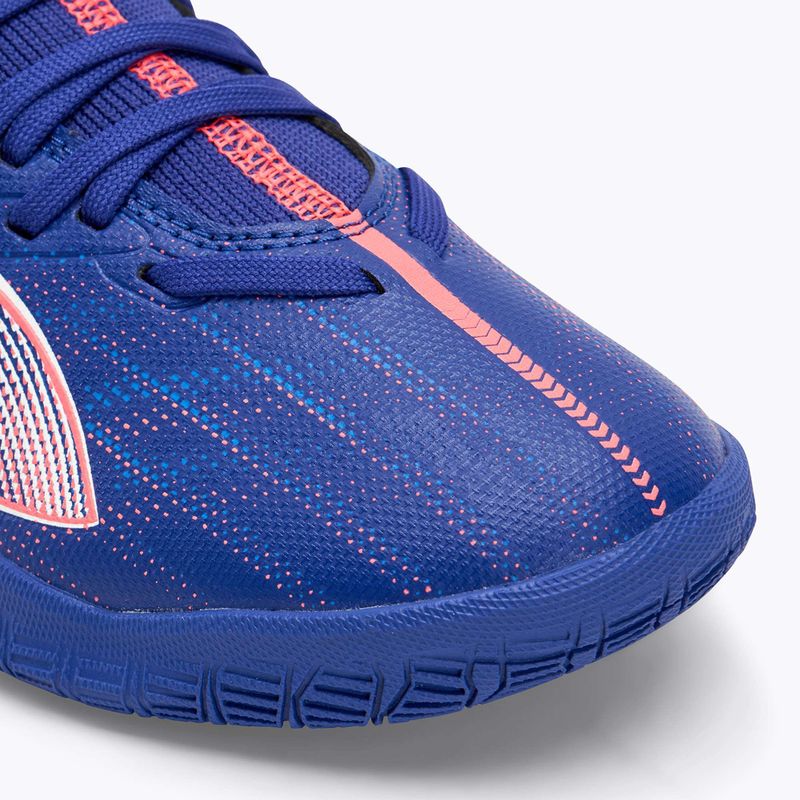 Fußballschuhe Kinder PUMA Ultra 5 Match It + Mid Jr lapis lazuli/puma white/sunset glow 7
