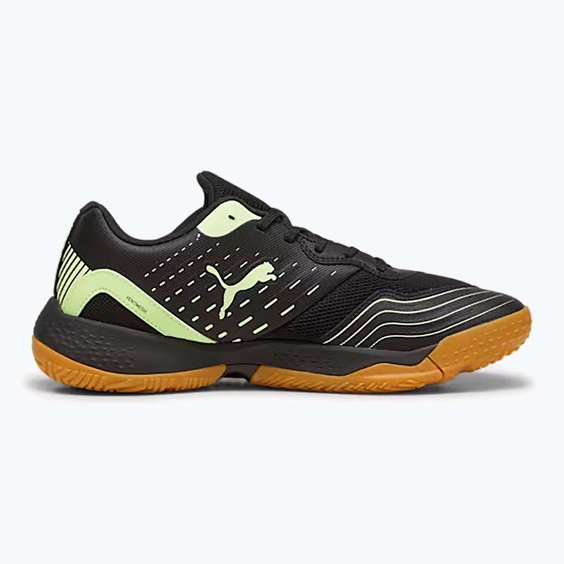 PUMA Solarflash III Indoor-Sportschuh puma schwarz/fizzy apple 10