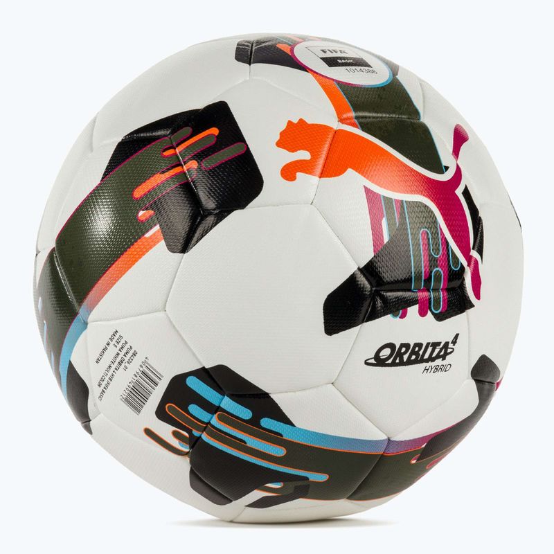 PUMA Orbita 4 HYB FIFA Basic Fußball puma weiß/multicolor Größe 5 2