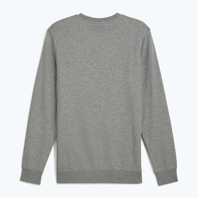 Hoodie Sweatshirt Herren PUMA ESS No. 1 Logo Crew TR medium gray heather 2