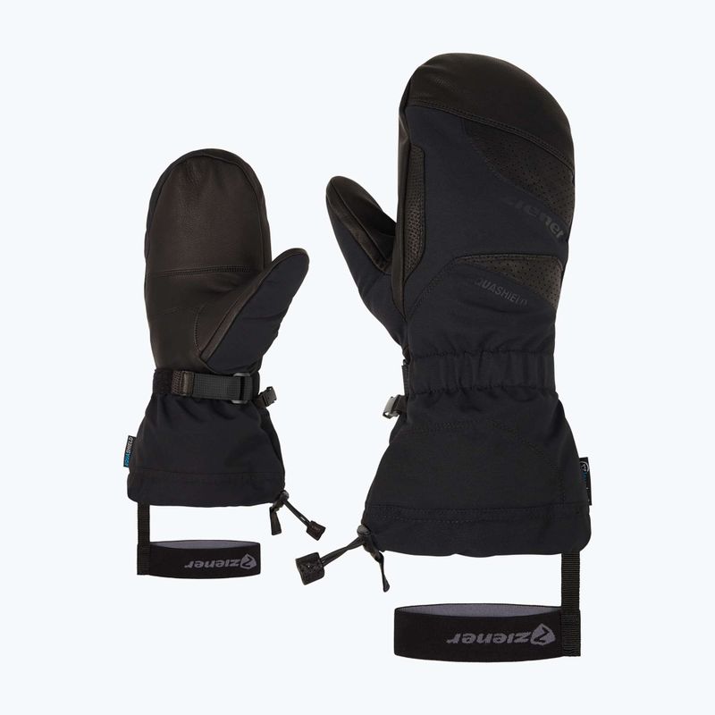 Skihandschuhe Herren ZIENER Gaikus Aquashield AW alpine black 8