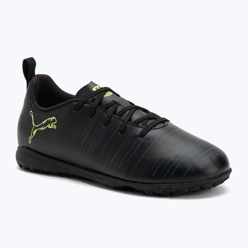Fußballschuhe Kinder PUMA Future 8 Play TT Jr puma black/fizzy light/green terrain