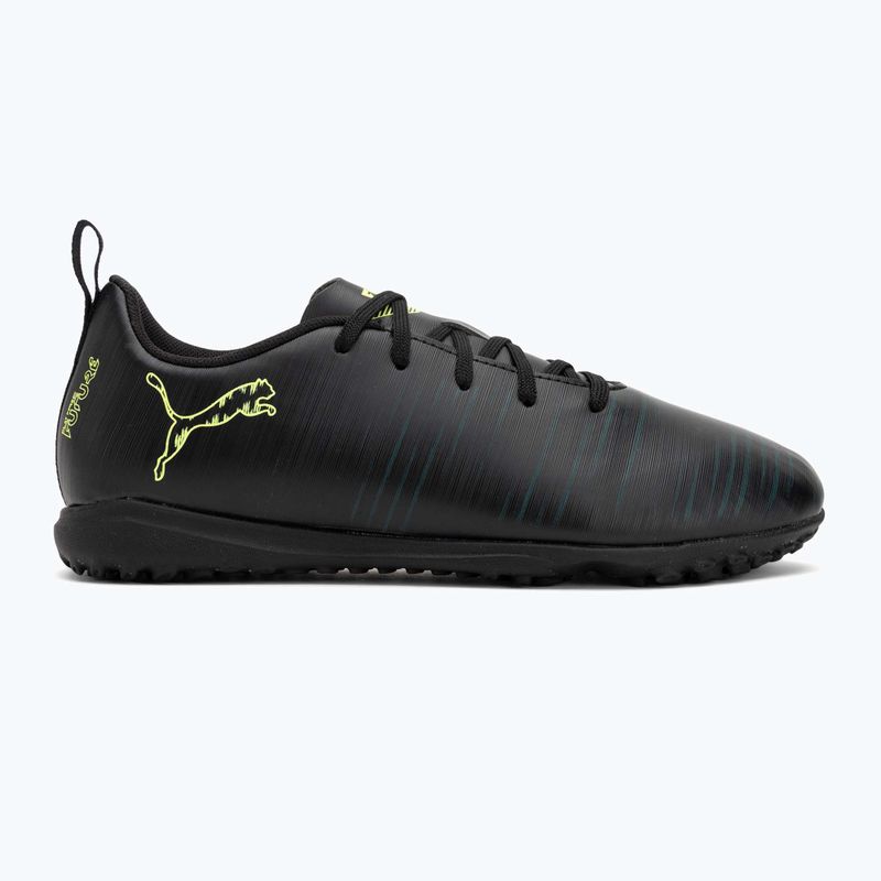 Fußballschuhe Kinder PUMA Future 8 Play TT Jr puma black/fizzy light/green terrain 2