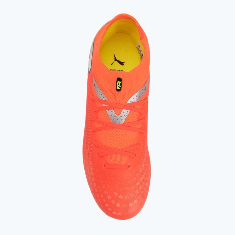 Kinder-Fußballschuhe PUMA Future 9 Pro FG/AG Jr glowing red/puma white/puma black/puma silver 5