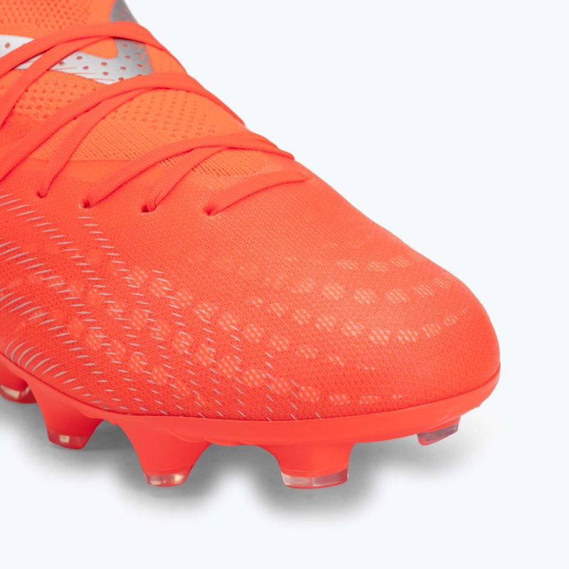Kinder-Fußballschuhe PUMA Future 9 Pro FG/AG Jr glowing red/puma white/puma black/puma silver 7