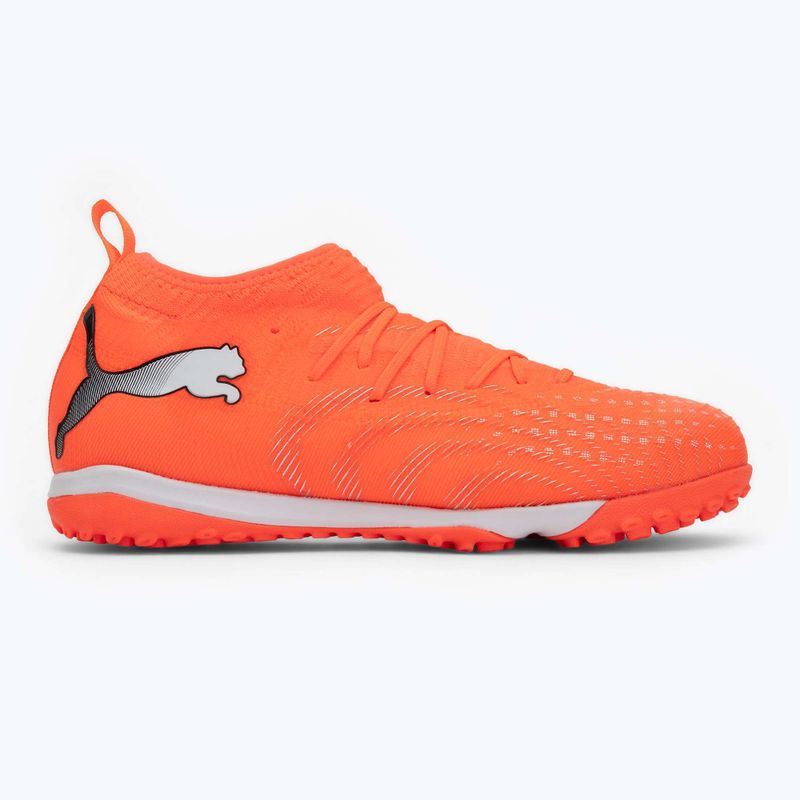 Fußballschuhe PUMA Future 9 Match TT + Mid Jr glowing red/puma white/puma black/puma silver 2