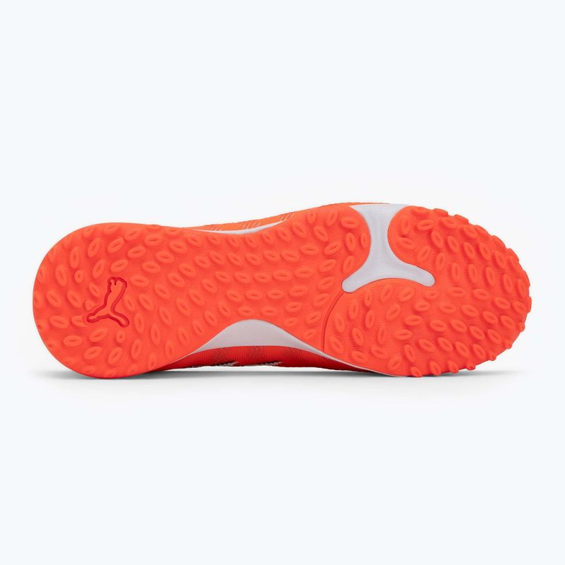Fußballschuhe PUMA Future 9 Match TT + Mid Jr glowing red/puma white/puma black/puma silver 4