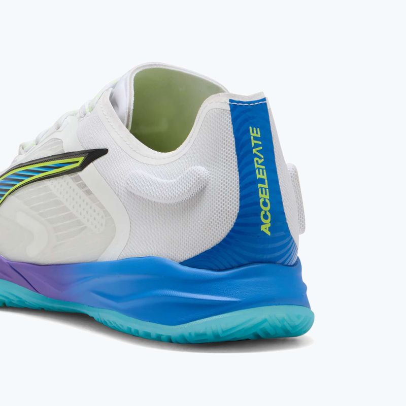 Handballschuhe PUMA Accelerate Nitro SQD 4 Game On puma white/glowing red/ultra blue 13