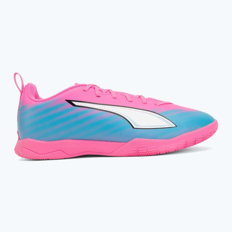 Kinder Fußballschuhe PUMA Ultra 6 Play It Jr poison pink/puma wht/sun stream/bright aqua/puma blk 2