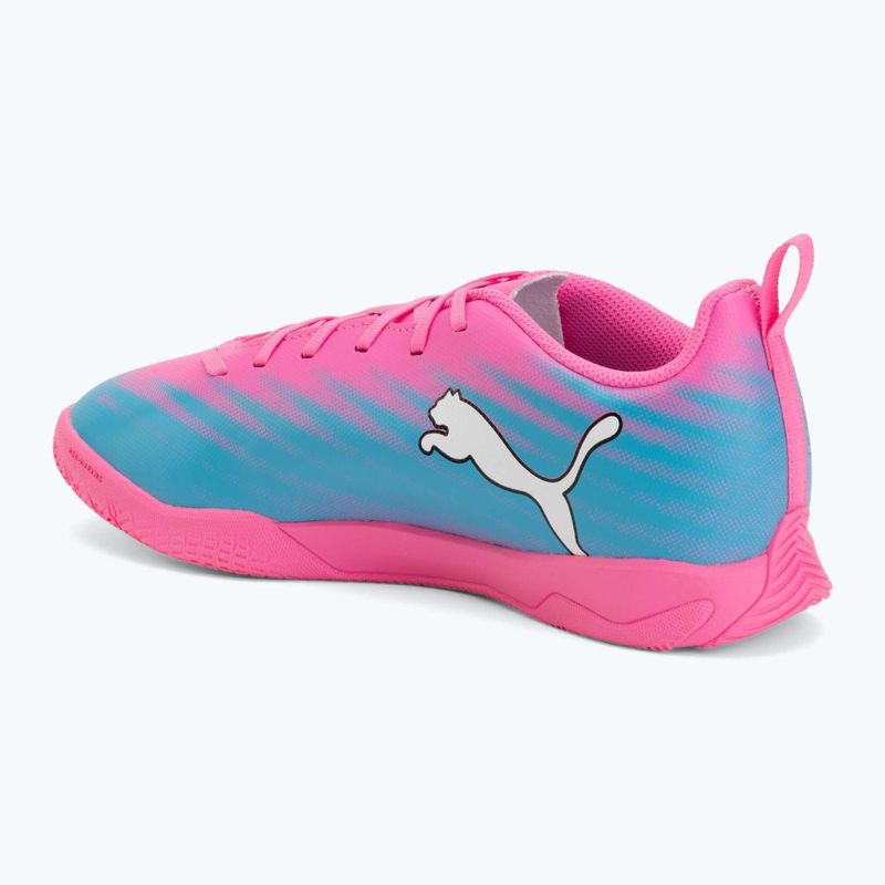 Kinder Fußballschuhe PUMA Ultra 6 Play It Jr poison pink/puma wht/sun stream/bright aqua/puma blk 3