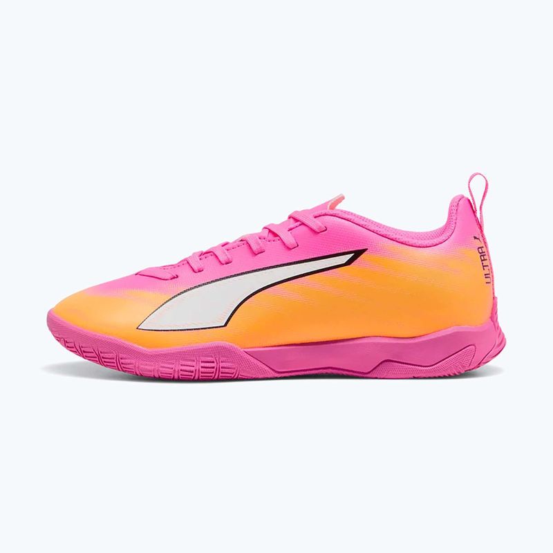 Kinder Fußballschuhe PUMA Ultra 6 Play It Jr poison pink/puma wht/sun stream/bright aqua/puma blk 9