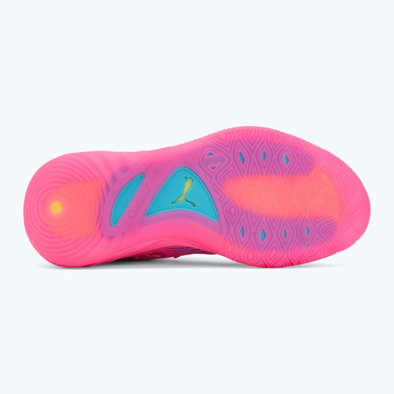 Basketballschuhe PUMA All-Pro NITRO 2 Showtime poison pink/bright aqua/lime squeeze 4