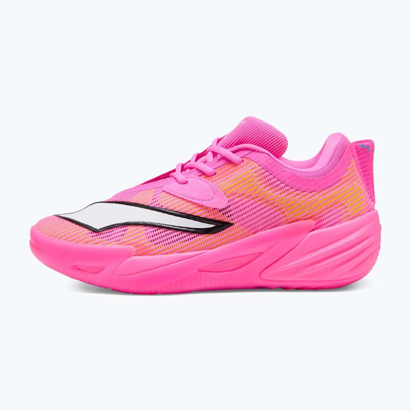Basketballschuhe PUMA All-Pro NITRO 2 Showtime poison pink/bright aqua/lime squeeze 8