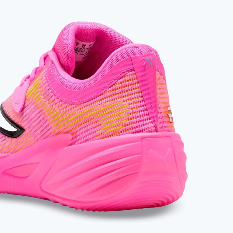 Basketballschuhe PUMA All-Pro NITRO 2 Showtime poison pink/bright aqua/lime squeeze 12