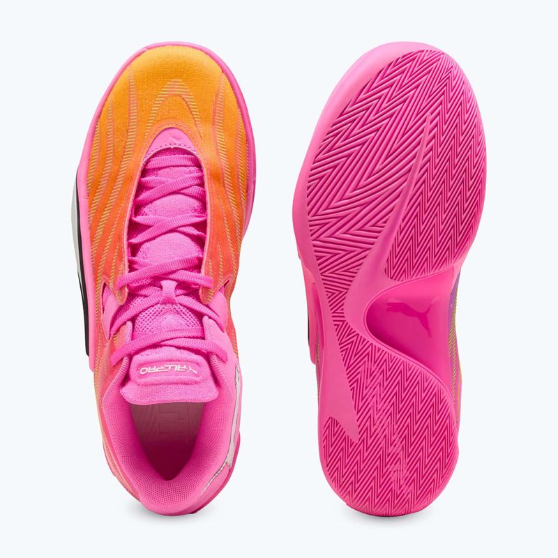 Basketballschuhe PUMA All-Pro NITRO 2 Elite poison pink/ultra blue/lime squeeze 11