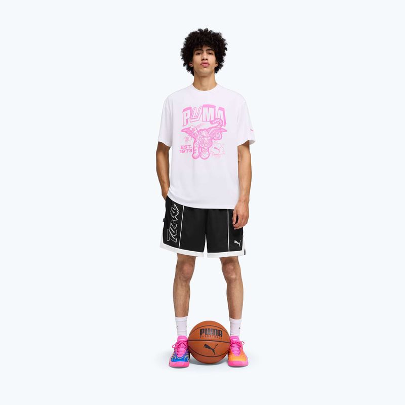 Basketballschuhe PUMA All-Pro NITRO 2 Elite poison pink/ultra blue/lime squeeze 14