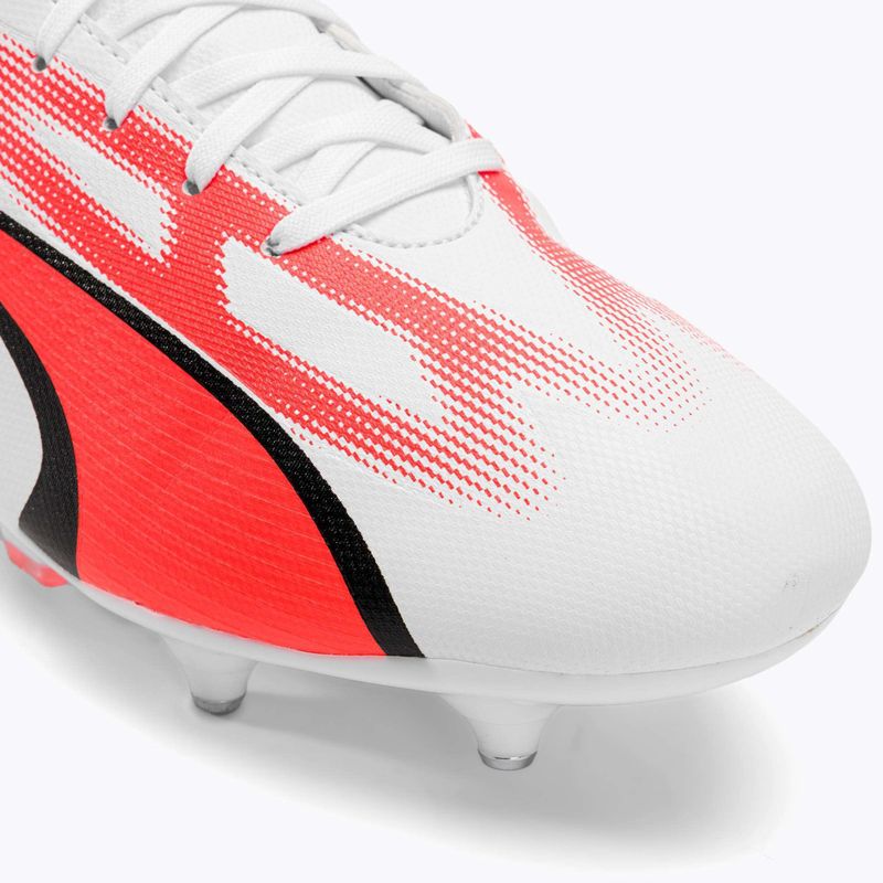 Herren PUMA Ultra Play MXSG Fußballschuhe puma weiß/puma schwarz/feuerorchidee 7