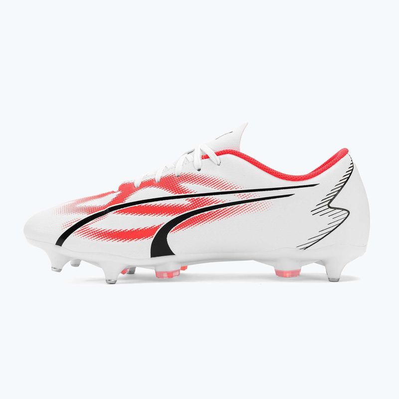 Herren PUMA Ultra Play MXSG Fußballschuhe puma weiß/puma schwarz/feuerorchidee 10