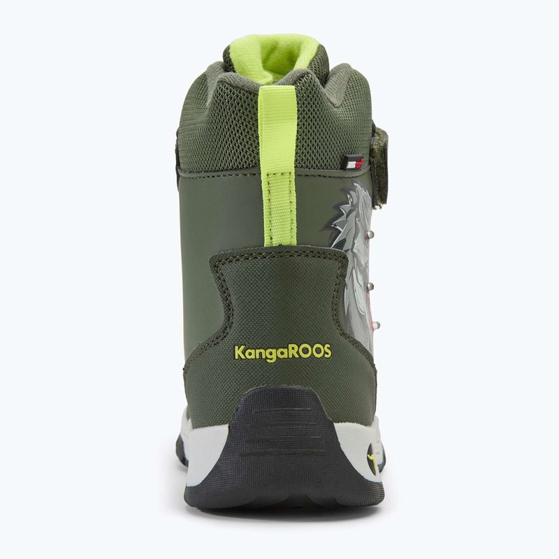 KangaROOS K-MJ Edison EV RTX SL oliv / limetta dino junior Schneestiefel 6