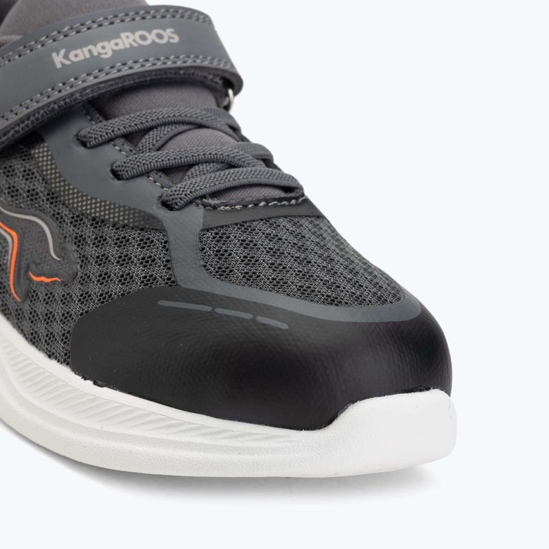 Kinderschuhe KangaROOS K-RDI Pebble EV steel grey/neon orange 7