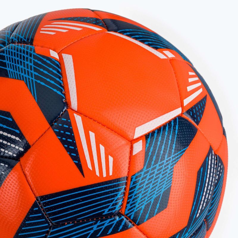 Fußball uhlsport Team fluo orange/navy/weiß Größe 5 3