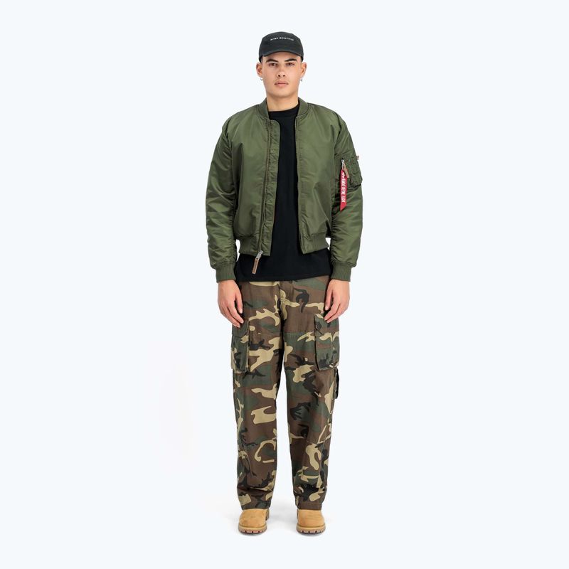 Alpha Industries MA-1 VF 59 Vintage Fit Bomber dunkelgrün Herrenjacke 2