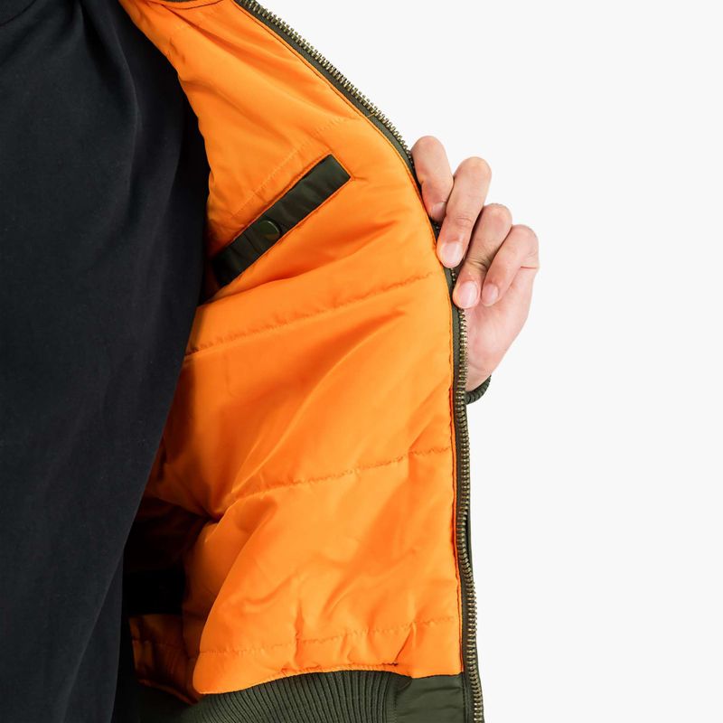 Alpha Industries MA-1 VF 59 Vintage Fit Bomber dunkelgrün Herrenjacke 5