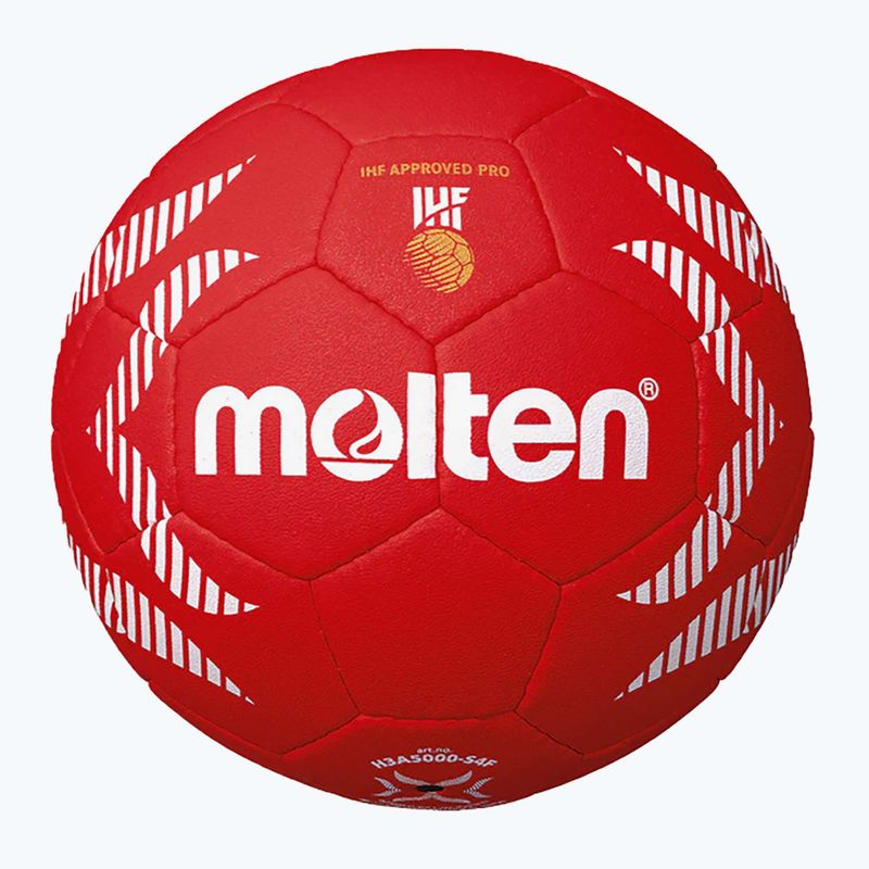 Handball Molten H2A5000-S4F IHF OFFICIAL BALL PaarIS 2024 red Größe 2 2