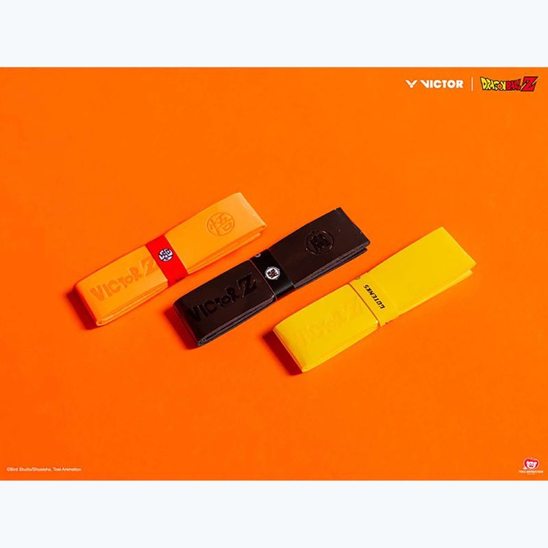 Badmintonschlägerhülle VICTOR Dragon Ball Z Grip neongelb 2