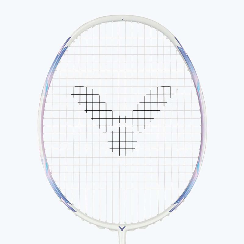 Badminton-Schläger VICTOR DriveX 7SP AJ white/purple 2