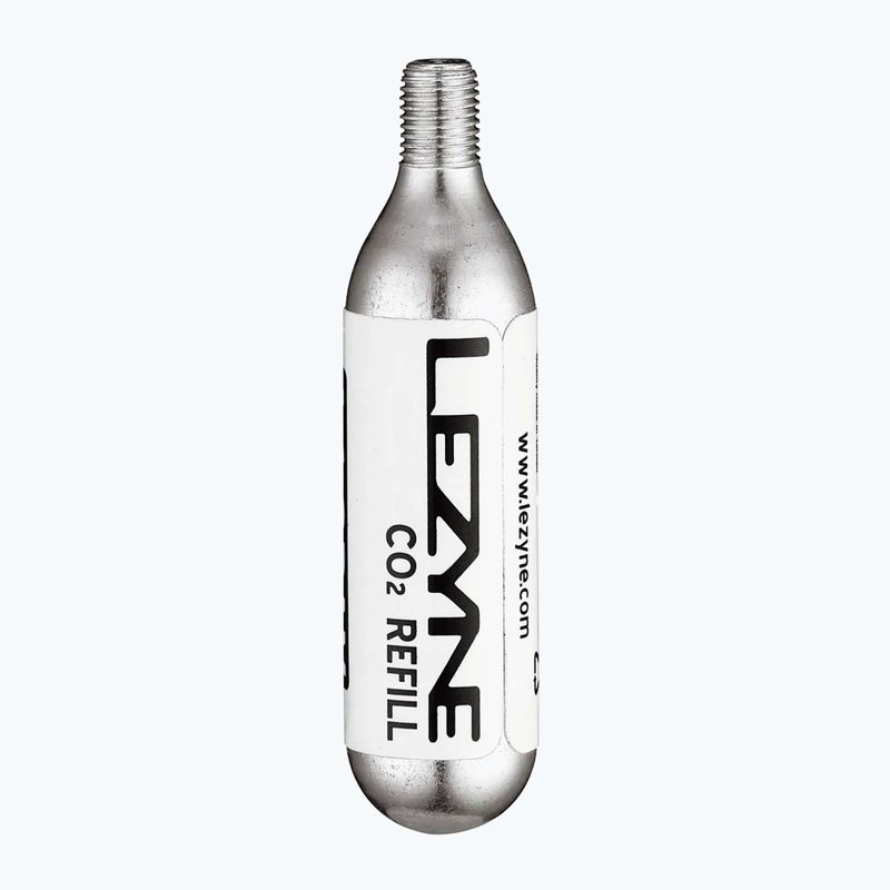 Gaskartuschen für Lezyne CO2 Fahrradpumpe mit Gewinde 16g 5 Stück silber