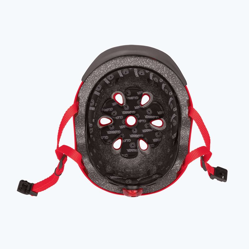 Kinderhelm Globber Elite Lights new red racing 5