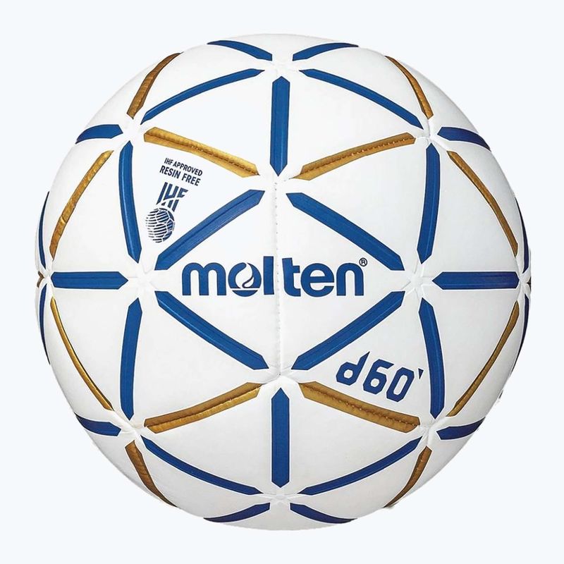 Handball Molten H1D4000-BW d60 IHF white Größe 1