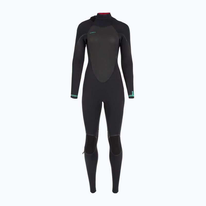 Women's O'Neill Psycho Tech 5/4+ Back Zip Full Schwarz Neopren Schaumstoff 2
