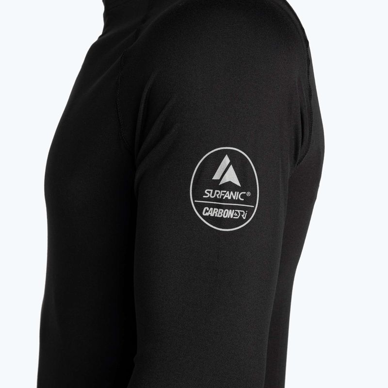 Thermoaktives Herren-Sweatshirt Surfanic Bodyfit Crewneck black 6