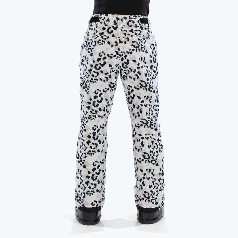Damen Skihose Surfanic Glow Animal Camo white 2