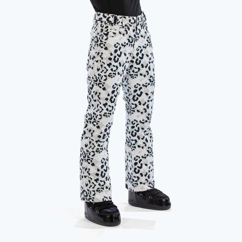 Damen Skihose Surfanic Glow Animal Camo white 4