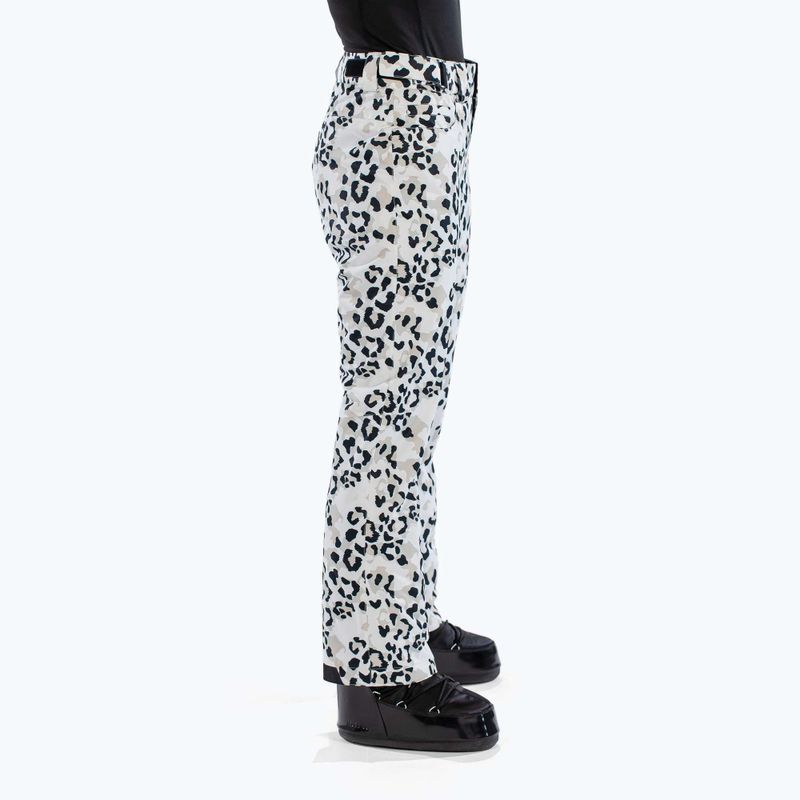 Damen Skihose Surfanic Glow Animal Camo white 7