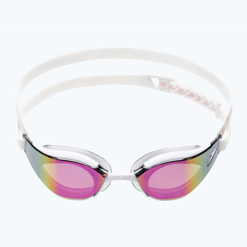 Speedo Fastskin Hyper Elite Spiegel schwimmen Schwimmbrille weiß 68-12818F979 2