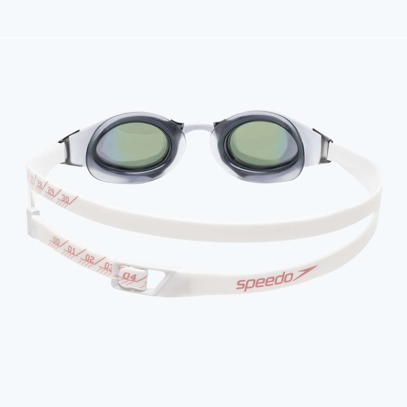 Speedo Fastskin Hyper Elite Spiegel schwimmen Schwimmbrille weiß 68-12818F979 5