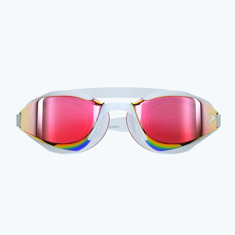 Speedo Fastskin Hyper Elite Spiegel schwimmen Schwimmbrille weiß 68-12818F979 7