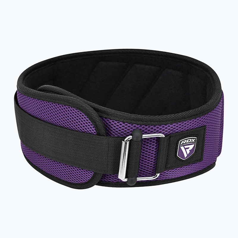 Gewichthebergürtel RDX Rx4 Weightlifting Belt purple 3