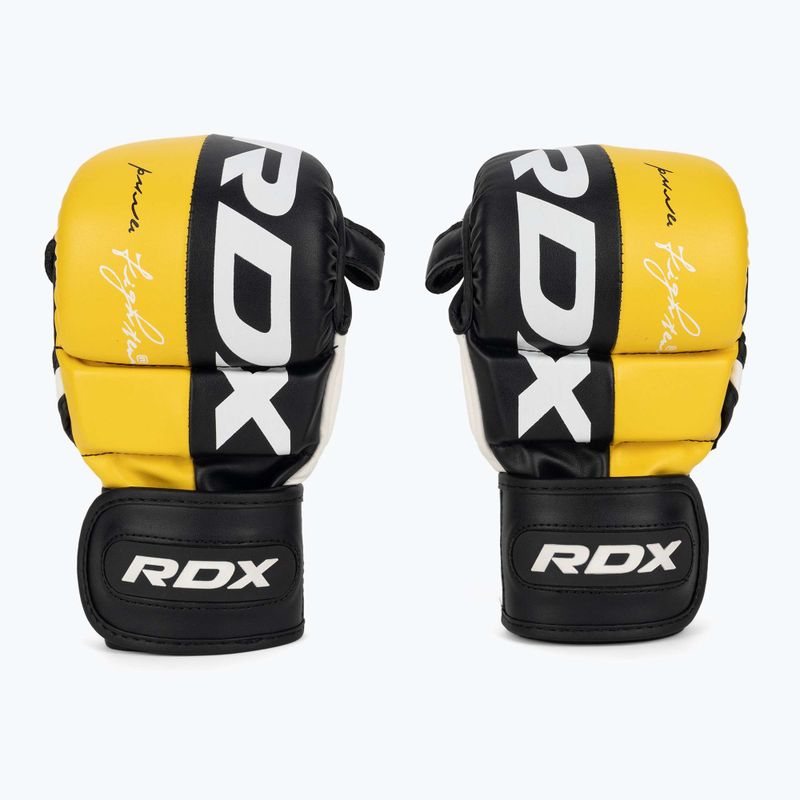 RDX Grappling Handschuh REX T6 Plus gelb 2