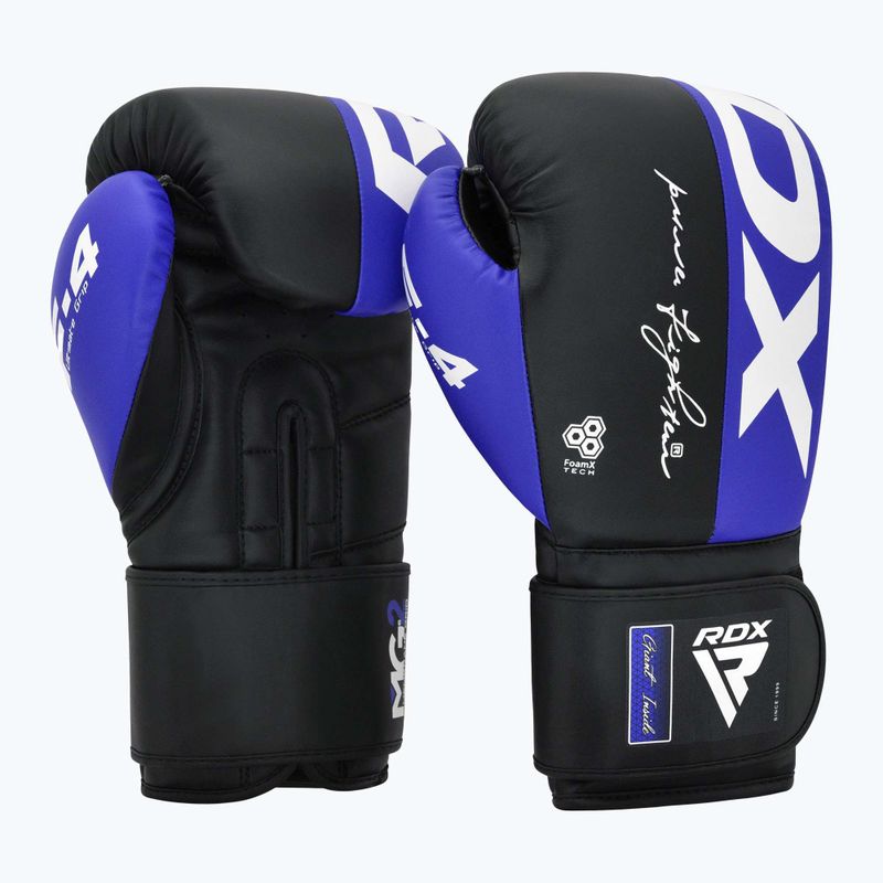 RDX REX F4 blau/schwarz Boxhandschuhe 2