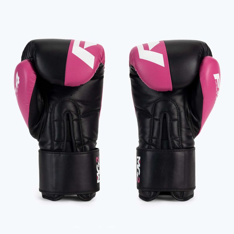 Boxhandschuhe RDX REX F4 rosa-schwarz BGR-F4P-8OZ 3
