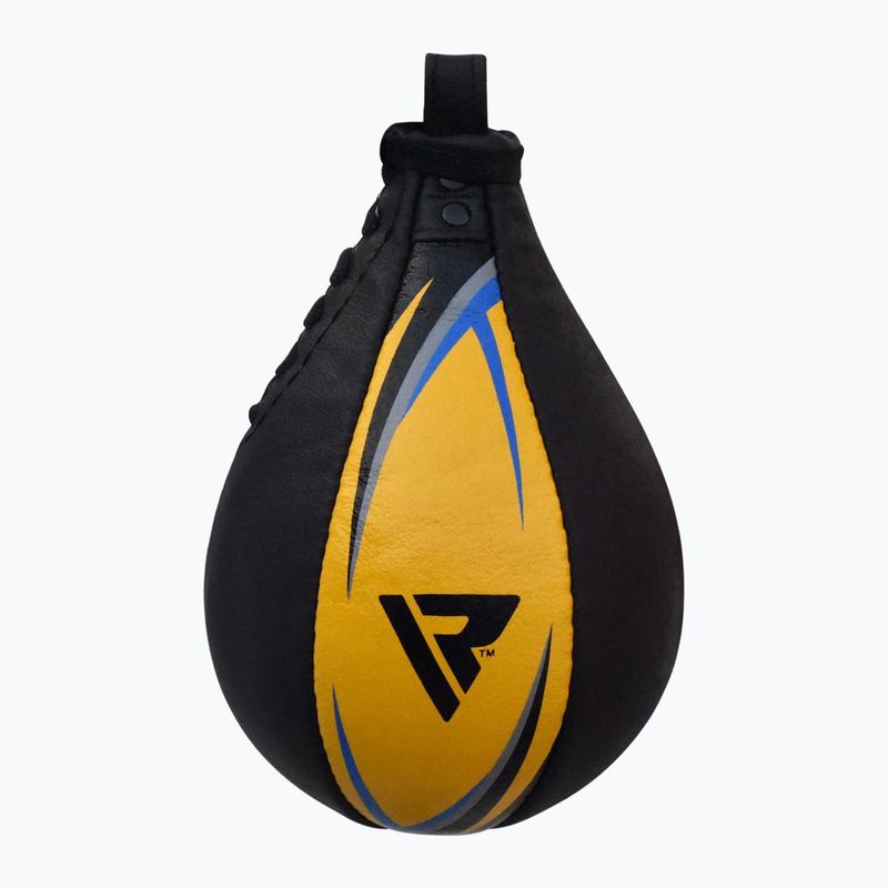 Boxbirne RDX Speed Ball Leather Multi schwarz-gelb 2SBL-S2YU 2